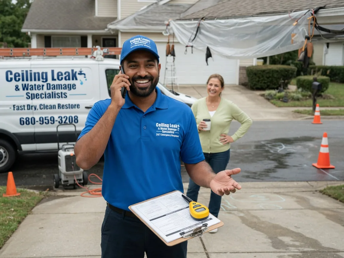 Ceiling Leak Cleanup Bow, NH FAQs